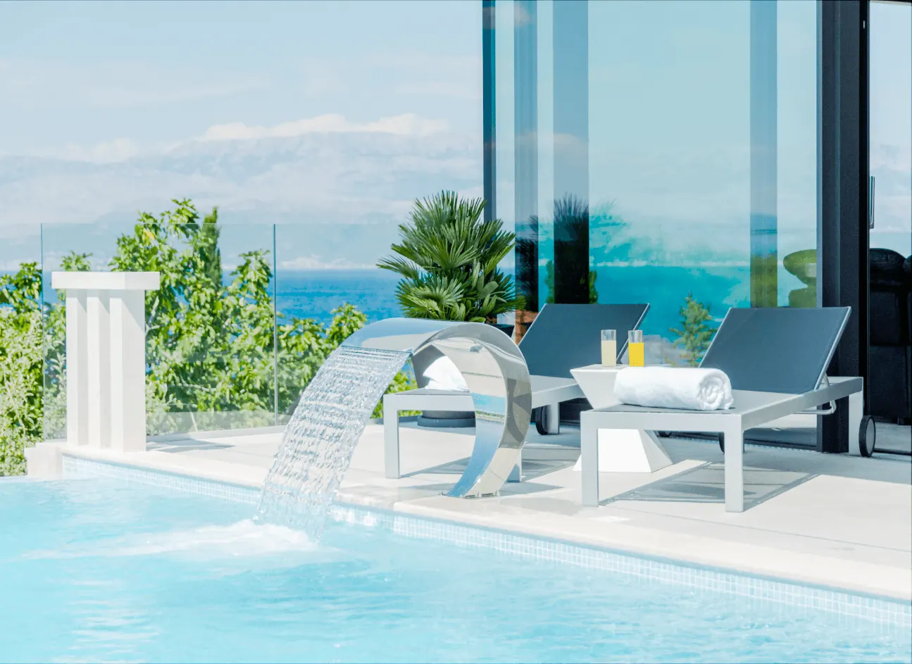 Cro Sea Villas brand identity — luxury villa retreat visual identity Brač Island Croatia