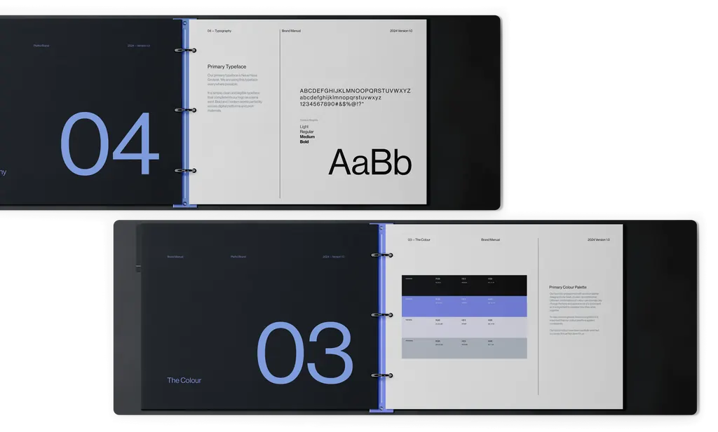 Pletho brand identity — UI design system digital product health technology 2023